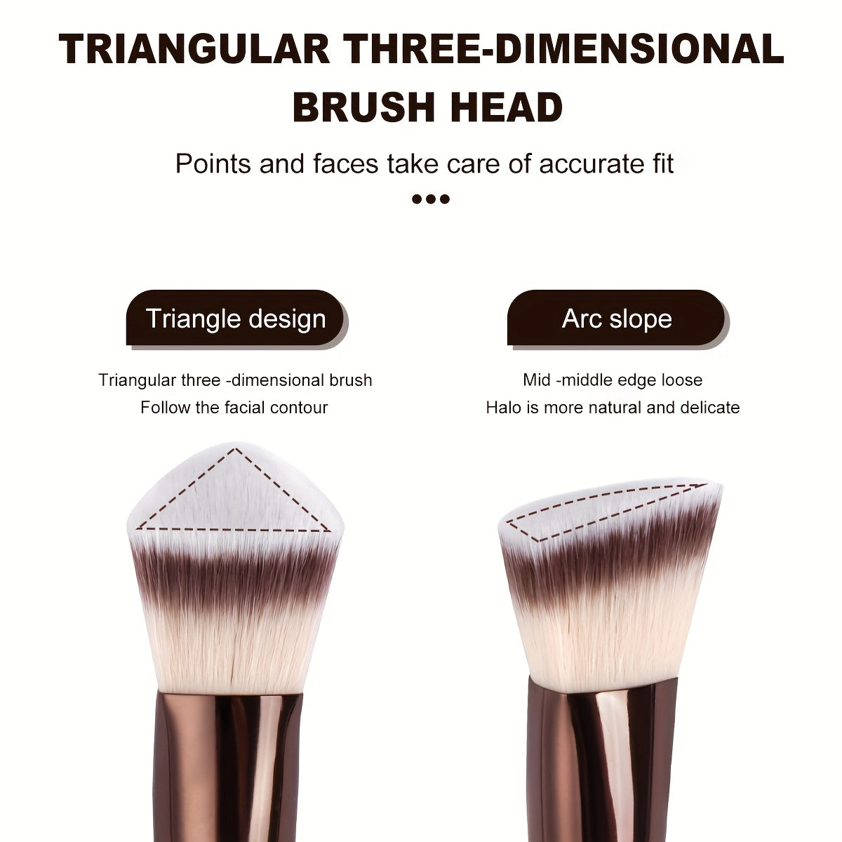 6/13pcs Multifunctional Makeup Brush Set | Foundation, Concealer, Blush Brushes with Soft Polyester Bristles, Travel-Portable, ABS Plastic Handle, Ideal Gift for Women
