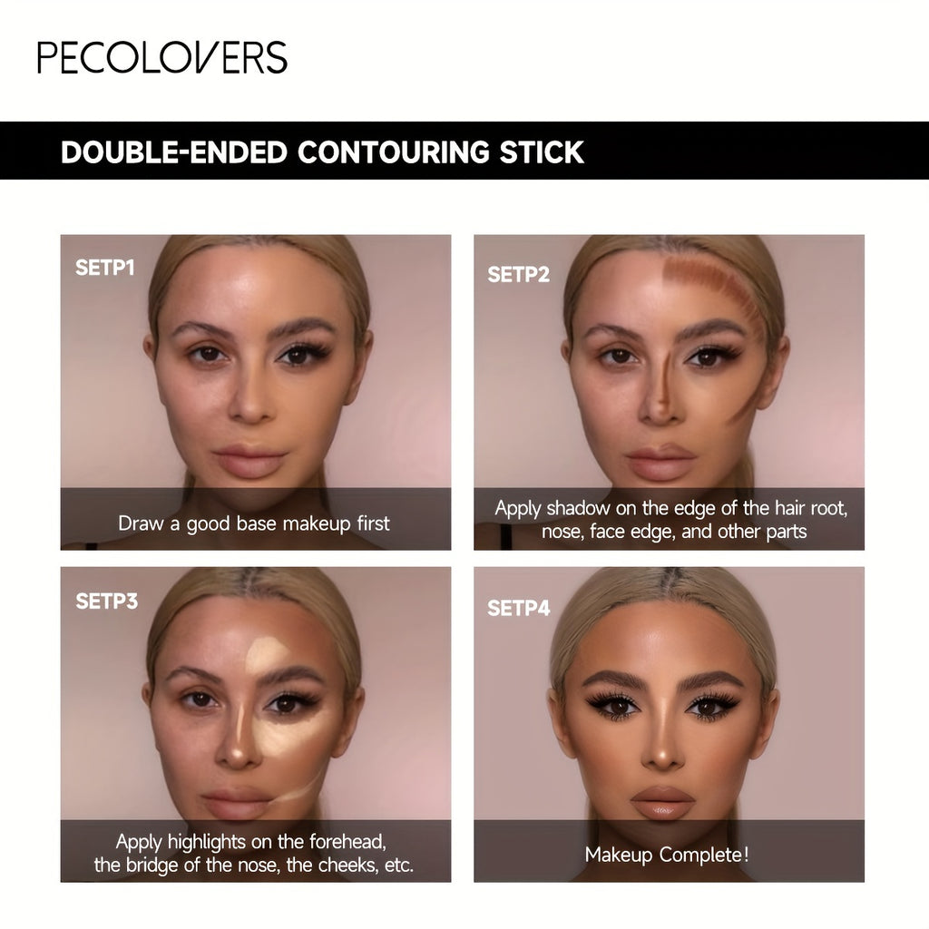 Contouring Stick, Waterproof, for Highlighting And Concealing, Suitable for Face Makeup And Bronzing