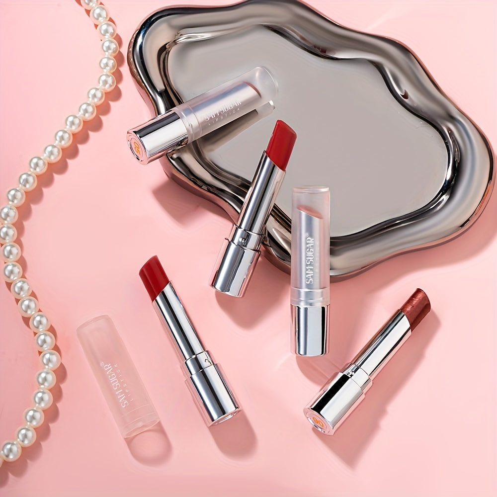 [6-Color Velvet Lipstick] 6-Color Velvet Lipstick Pen | Waterproof, Long-Lasting, Moisturizing, Matte Pearl, Slanted Tip, Rotating, Easy to Apply