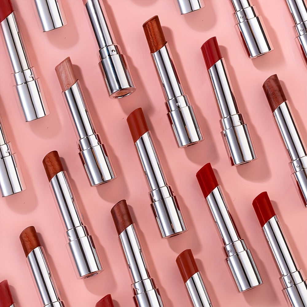 [6-Color Velvet Lipstick] 6-Color Velvet Lipstick Pen | Waterproof, Long-Lasting, Moisturizing, Matte Pearl, Slanted Tip, Rotating, Easy to Apply